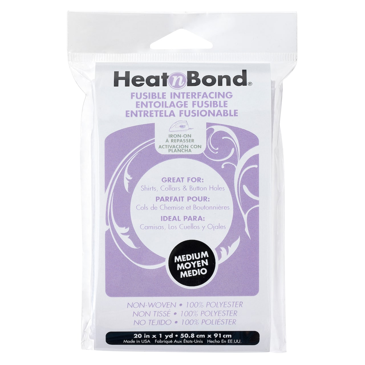 Heat N Bond® Non-Woven Fusible Interfacing, Medium